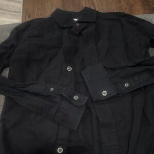 🟢10/$10 - Black Button Down Shirt for Kids